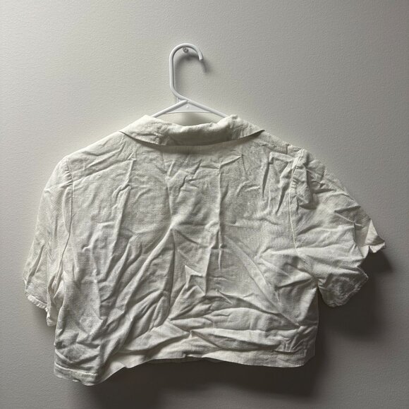 Princess Polly White Crop Top - Picture 3 of 3